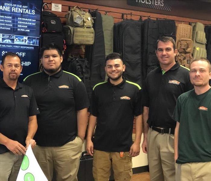 SERVPRO of Santee / Lakeside professional and trained technicians ready for storm, water, fire, commercial damage repair